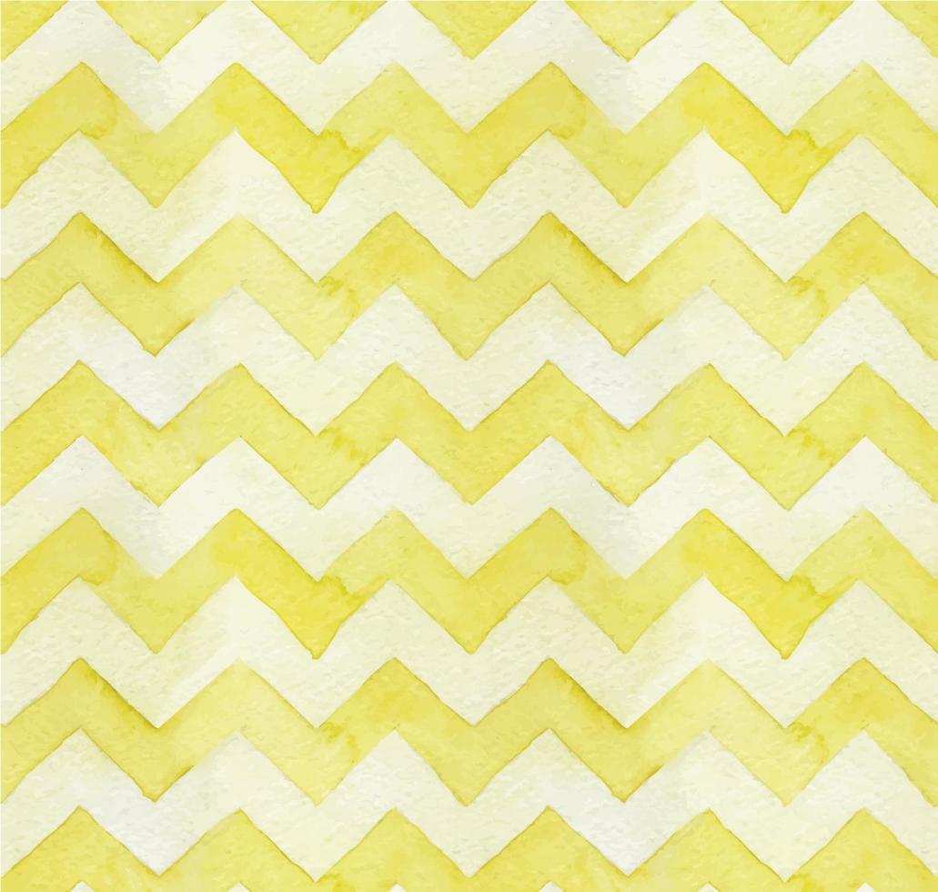 acuarela de patrones sin fisuras, estampado de chevron amarillo, zigzag. papel digital, álbum de recortes. lindo fondo en colores pastel vector