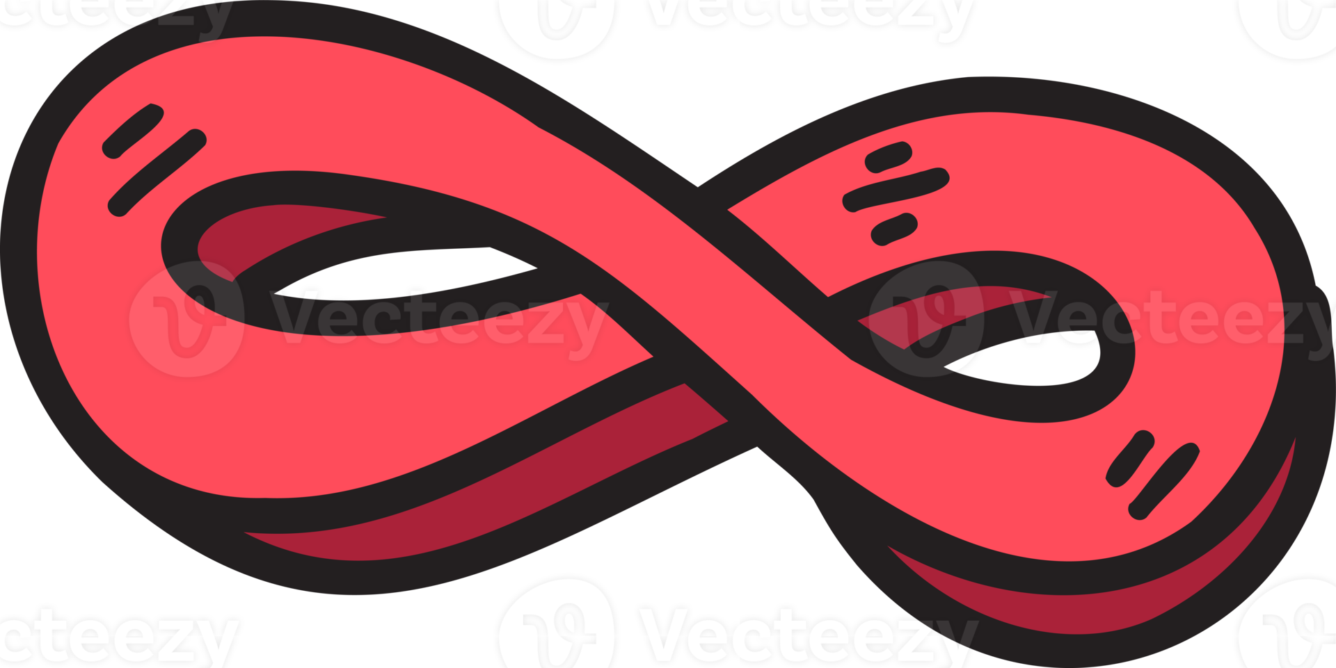 Hand Drawn infinity sign illustration png