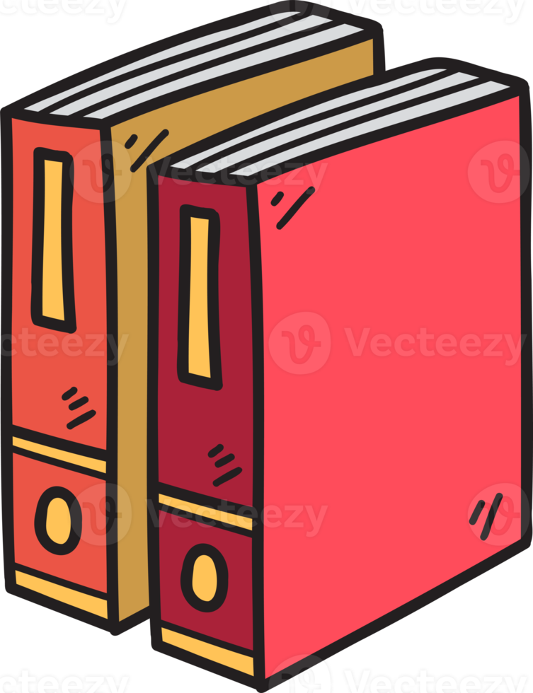 hand dragen bok eller anteckningsbok illustration png