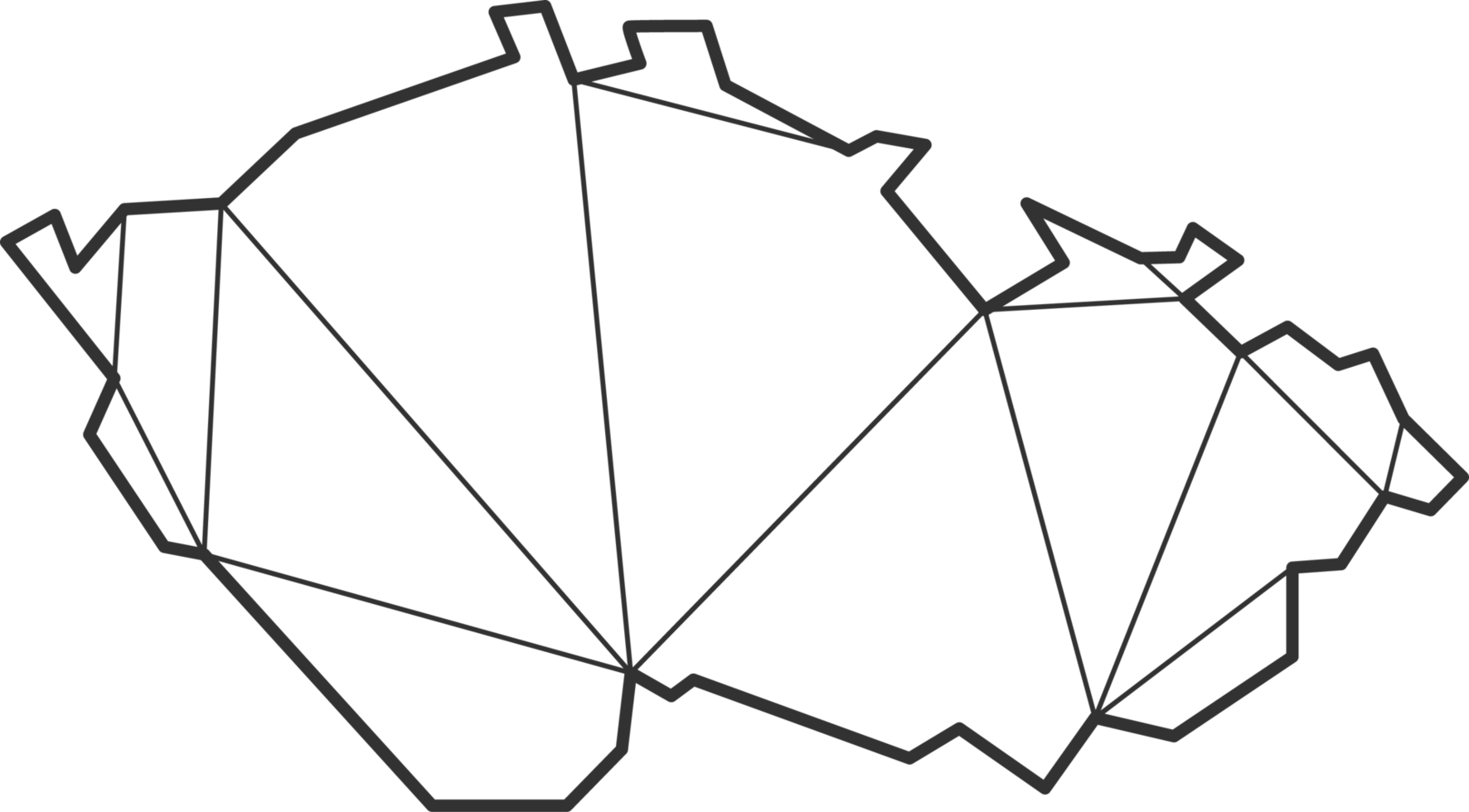 Mosaic triangles map style of Czech. png