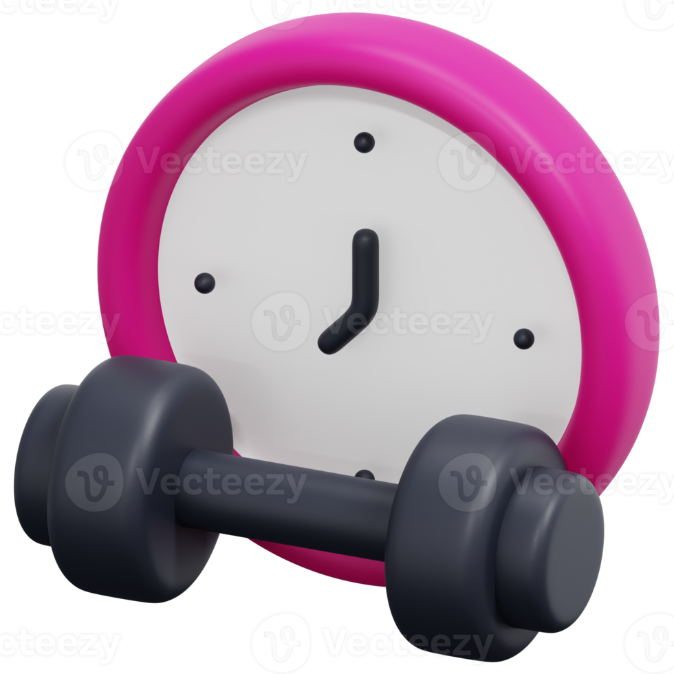 exercise 3d render icon illustration png
