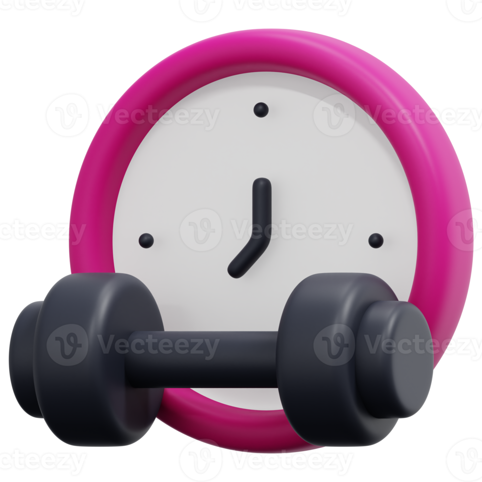 exercise 3d render icon illustration png