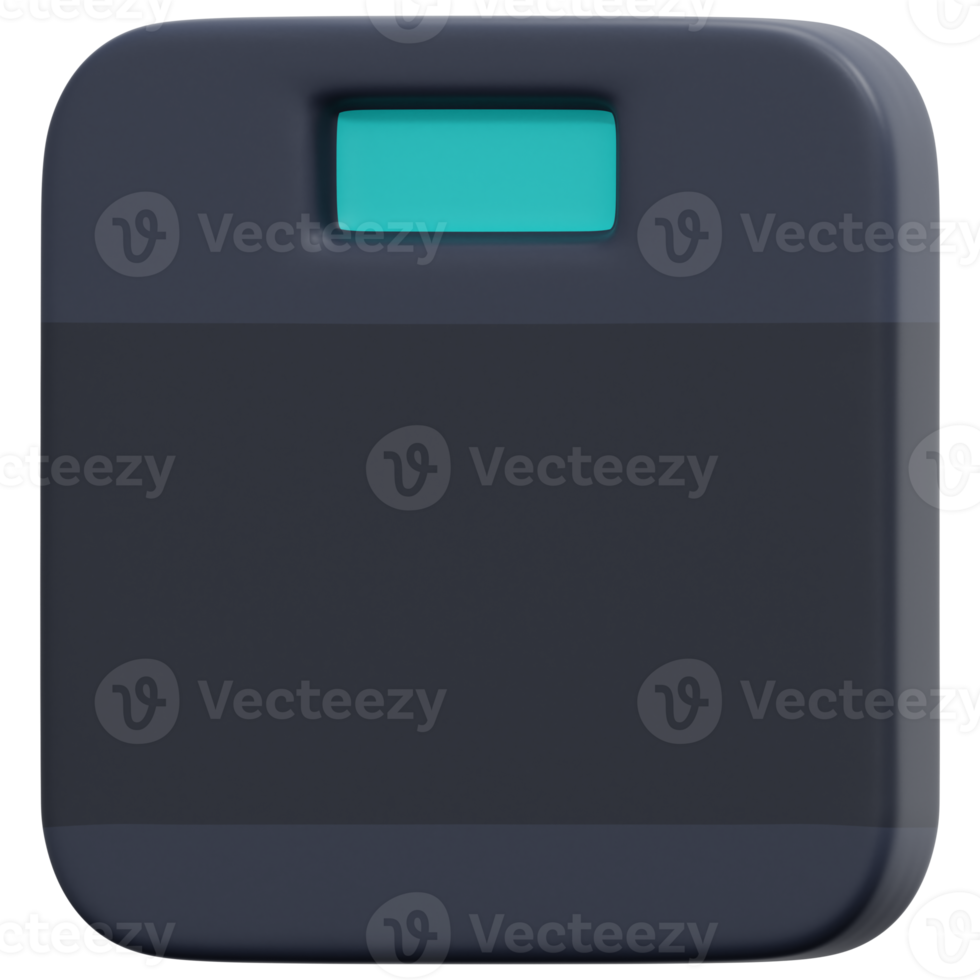 weighing 3d render icon illustration png