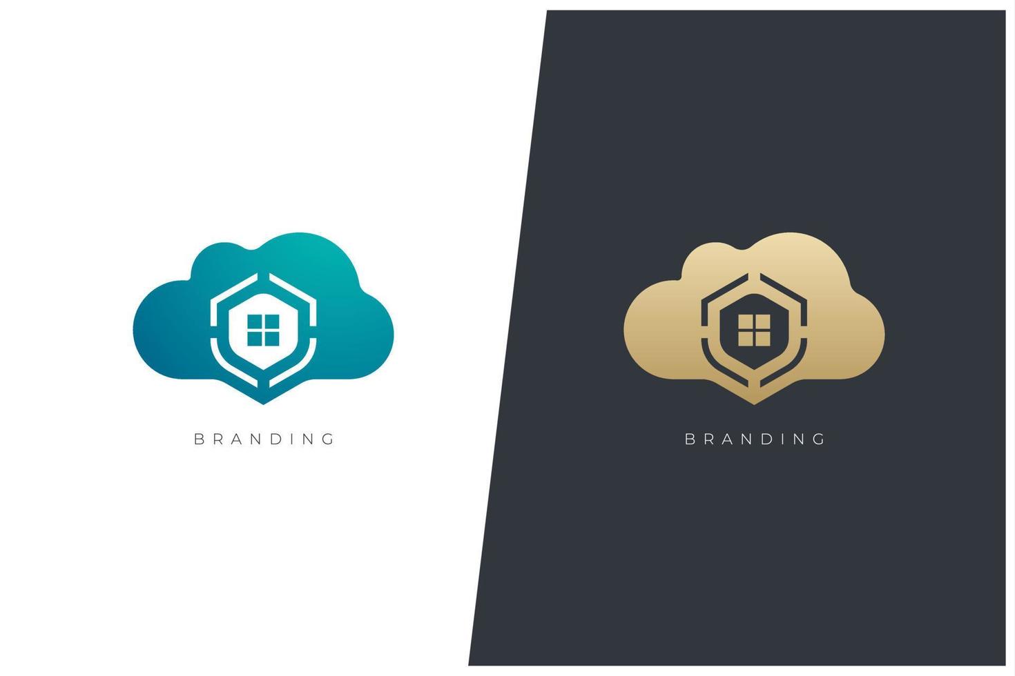 Home Vector Logo Concept Real Estate Renovation Modern Structure Architecture