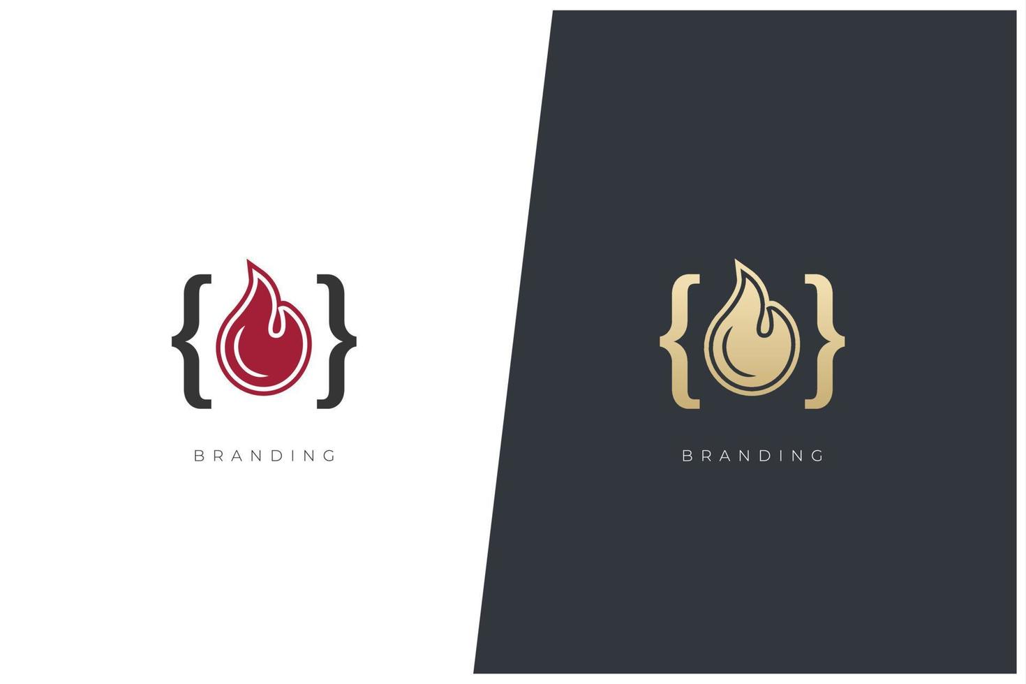 Industrial Technology Vector Logo Concept