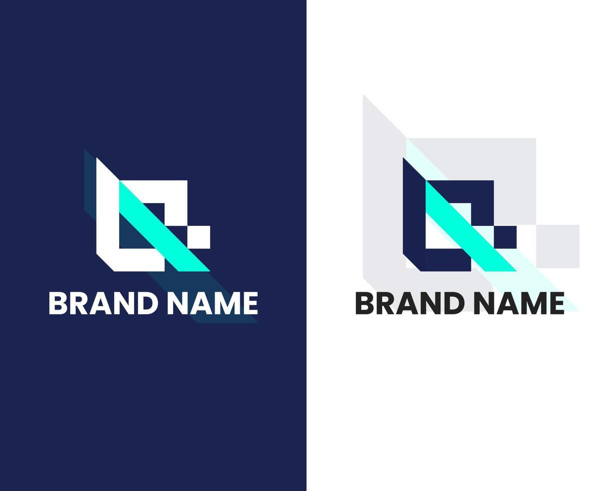 letter e and b modern logo design template vector