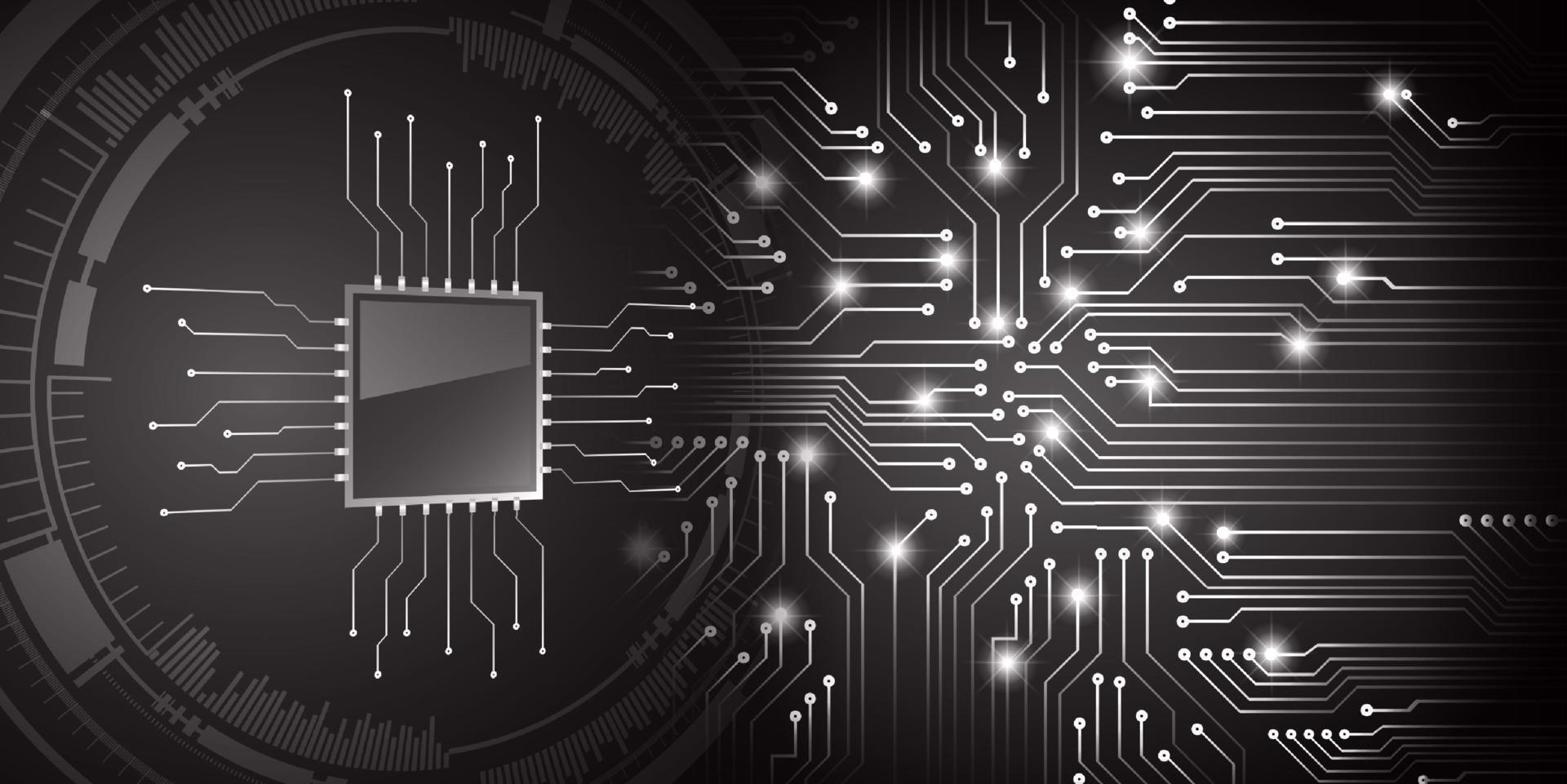 Modern Technology Background vector