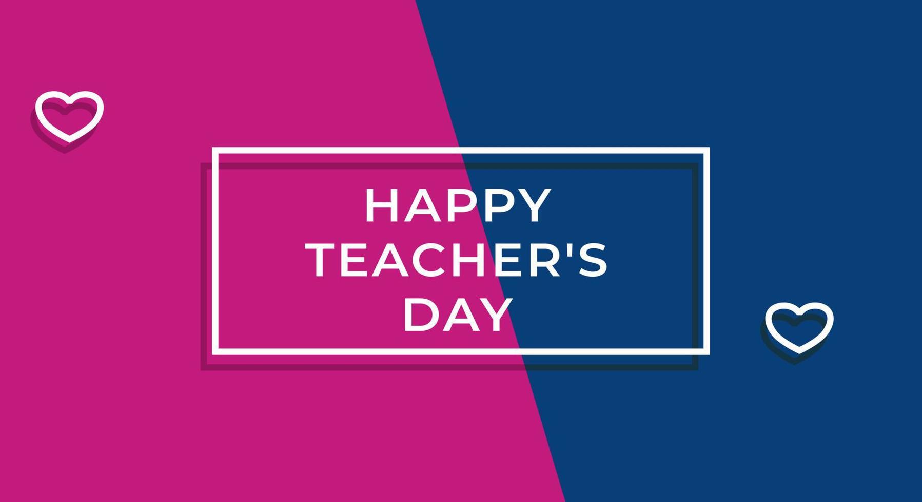 World Teachers Day Vector art for promotion or celebration. Blackboard color simple style design
