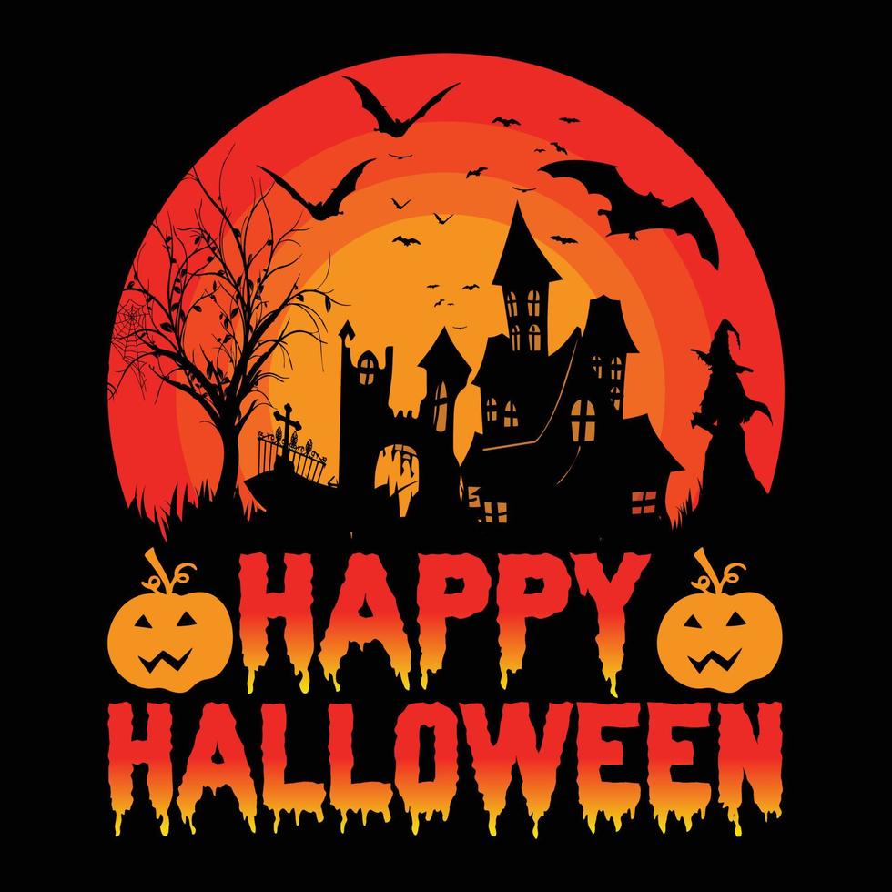 halloween t shirt design vector