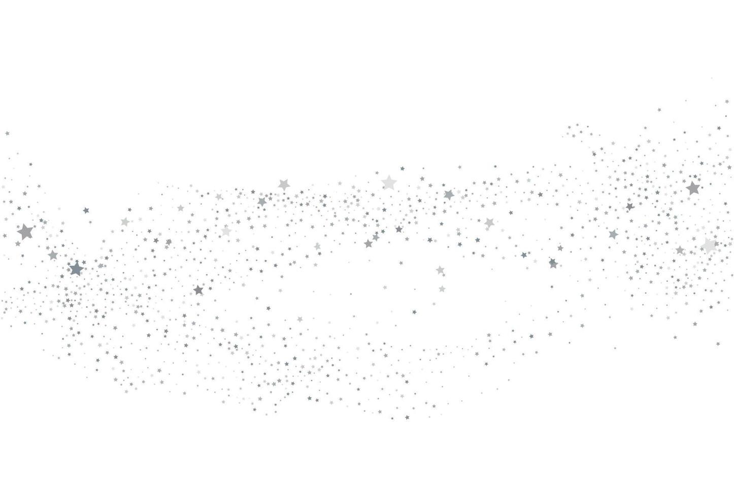 Light silver glitter confetti background. White festive texture. vector