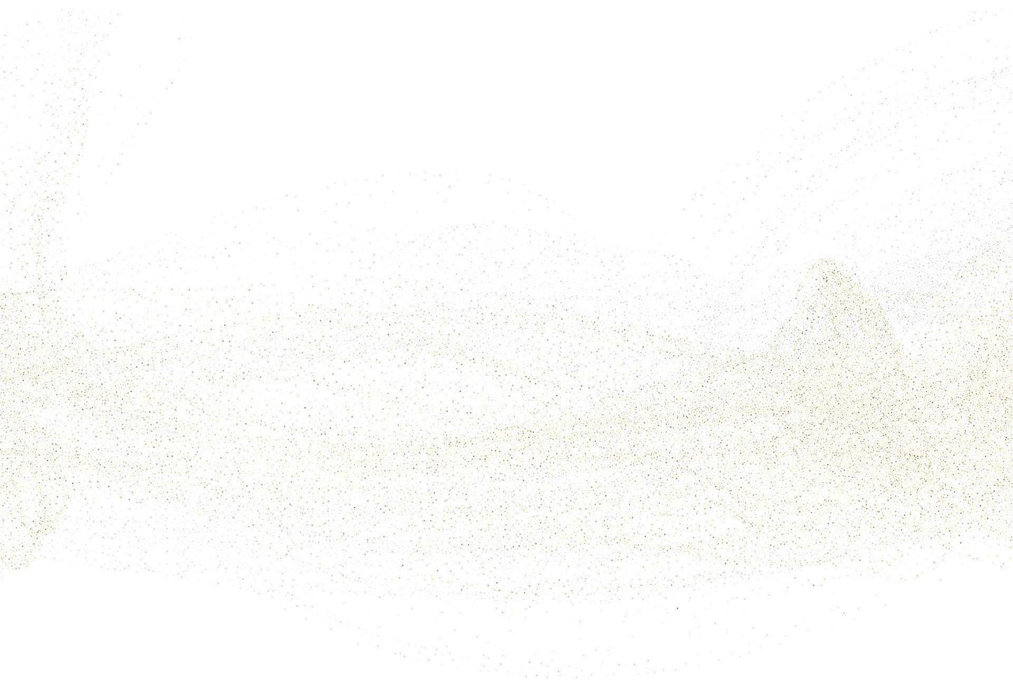 Light silver gold dust. Vector