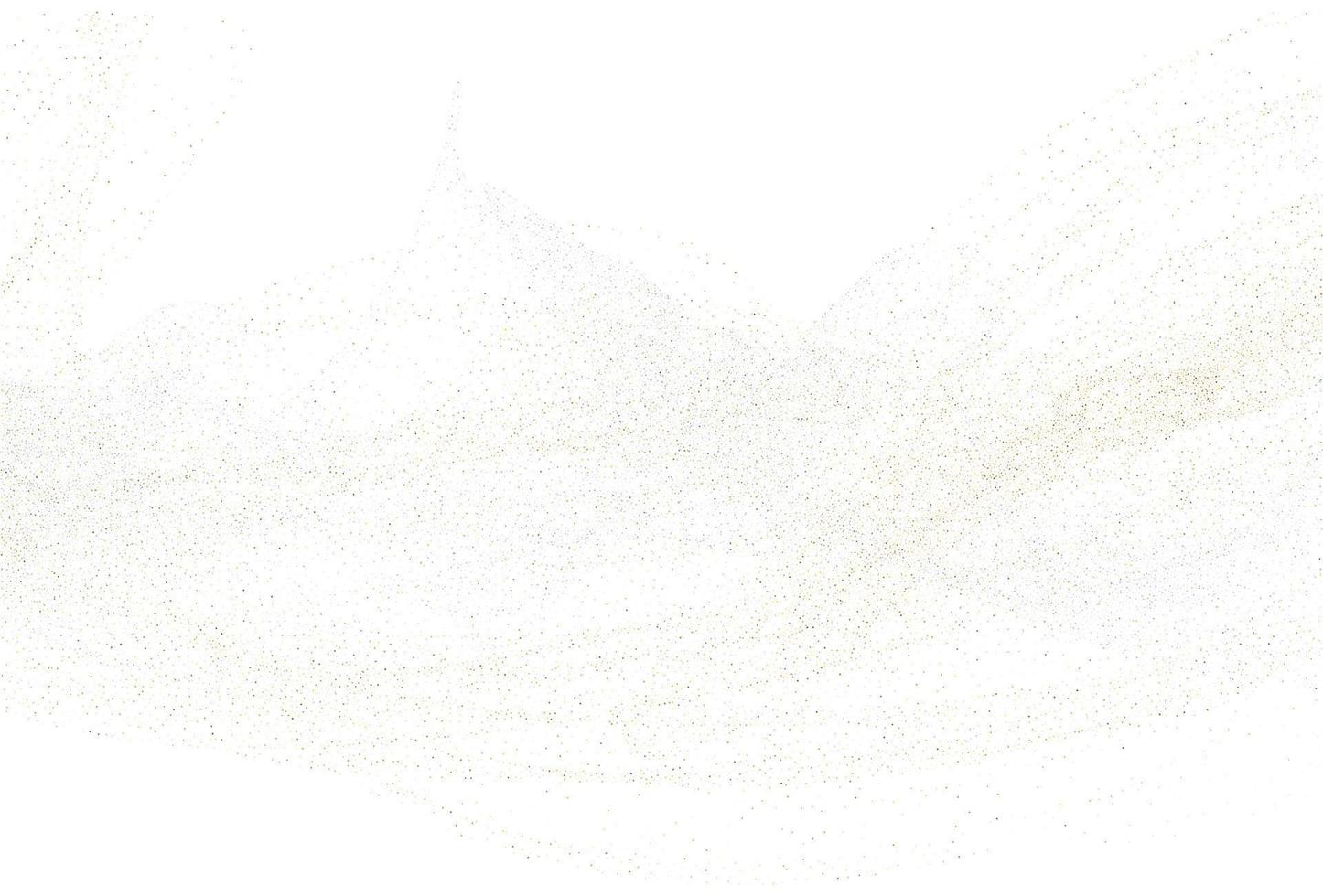 Light silver gold dust. Vector
