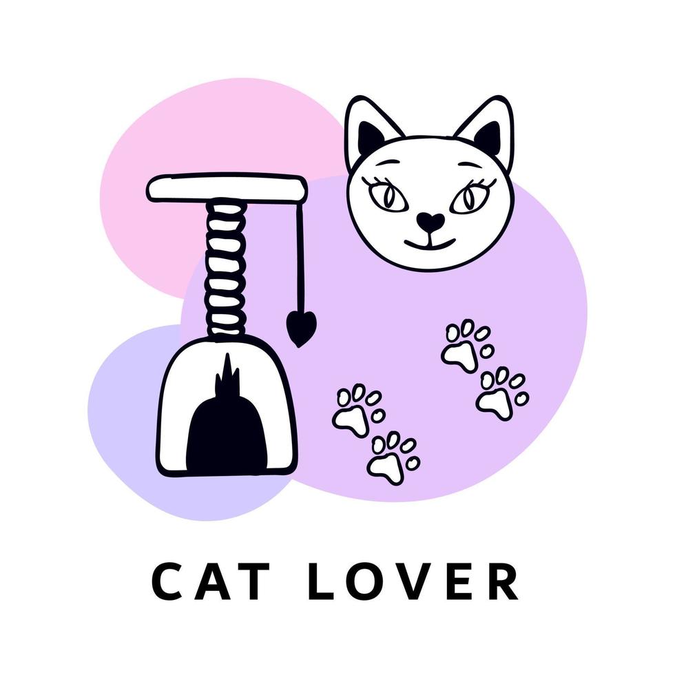 Composition of cat items vector