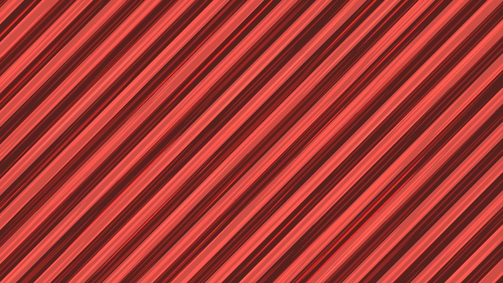 Red striped lines abstract background. vector