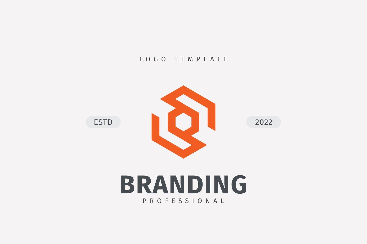 Hexagon Trade Marketing Trading Networking Vector Logo Concept