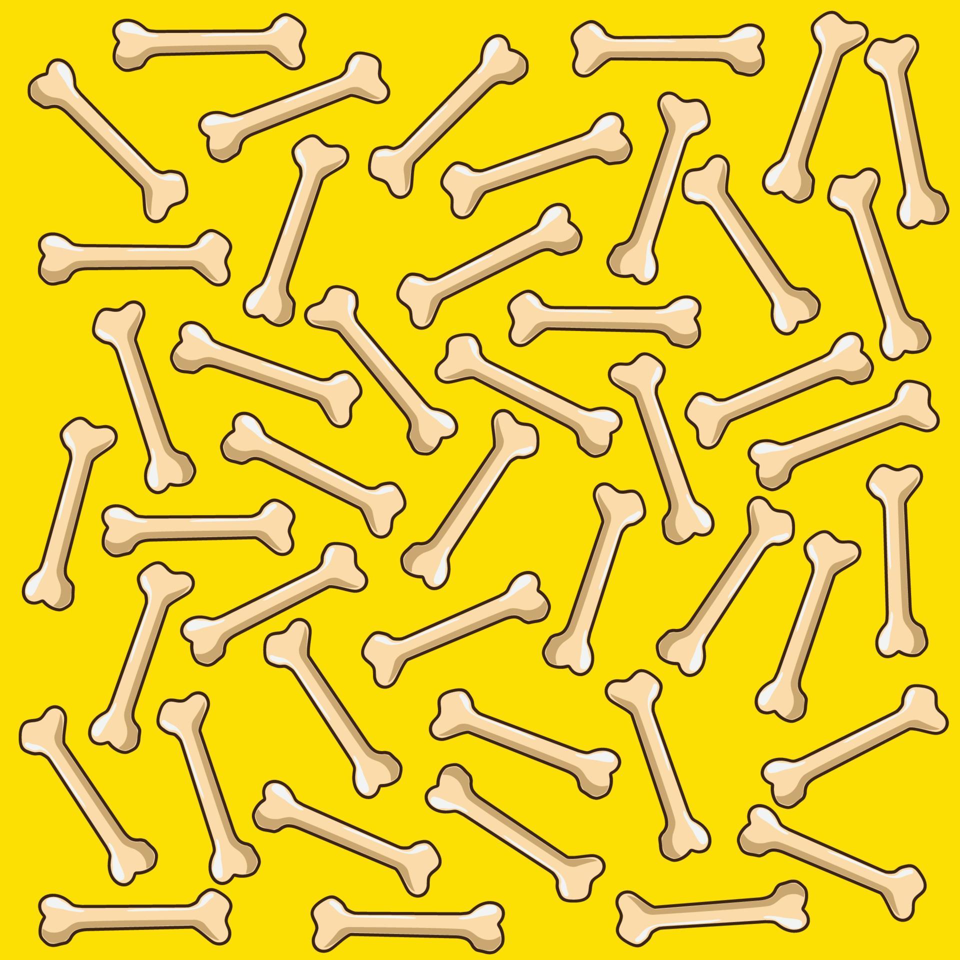 bone pattern background vector design 11735592 Vector Art at Vecteezy
