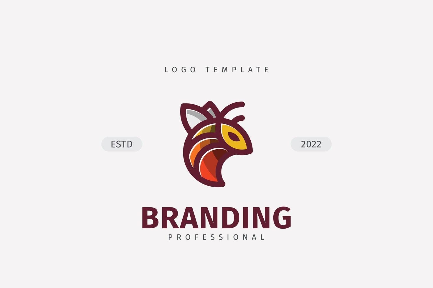 Hornet Bee Sting Animals Vector Logo Concept Design