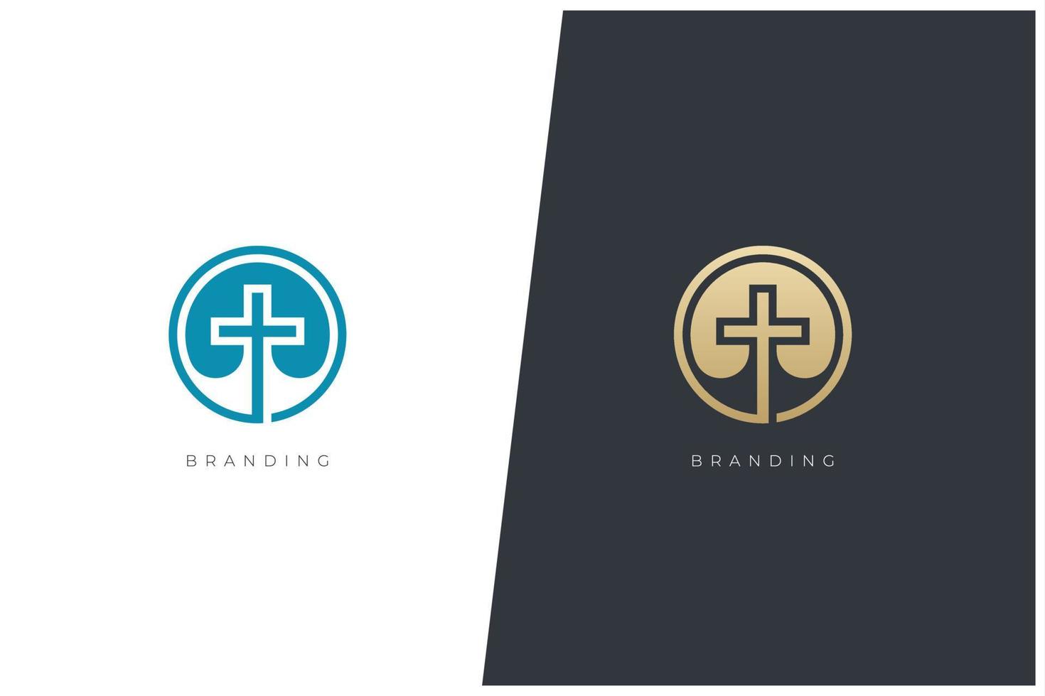 Church Vector Logo Concept Design