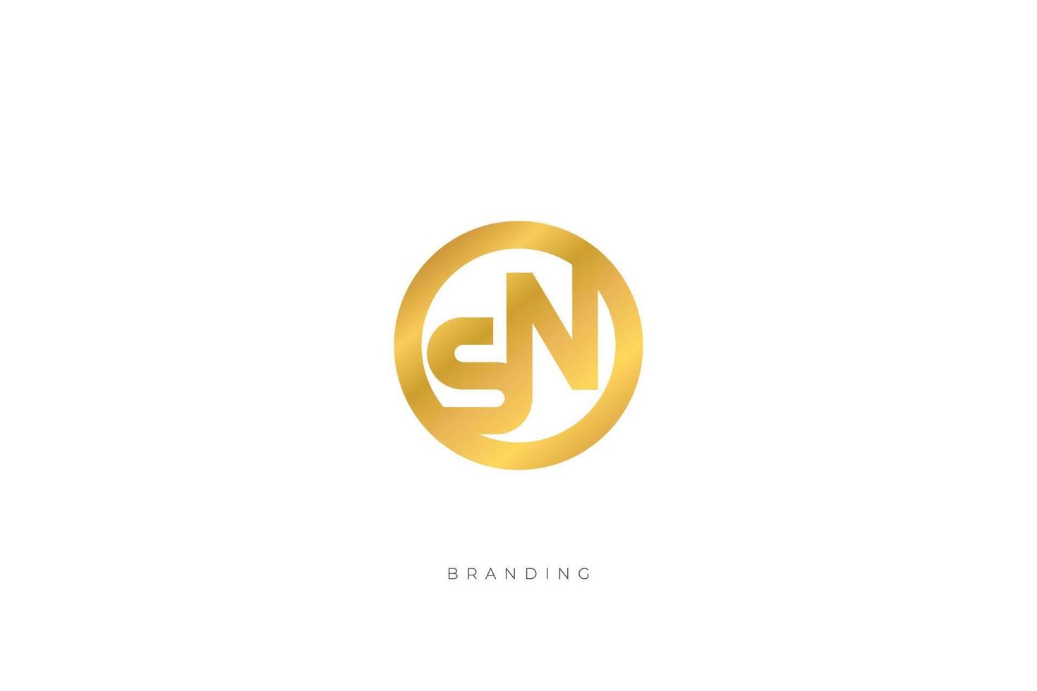 S Letter SN Combination Monogram Logo vector