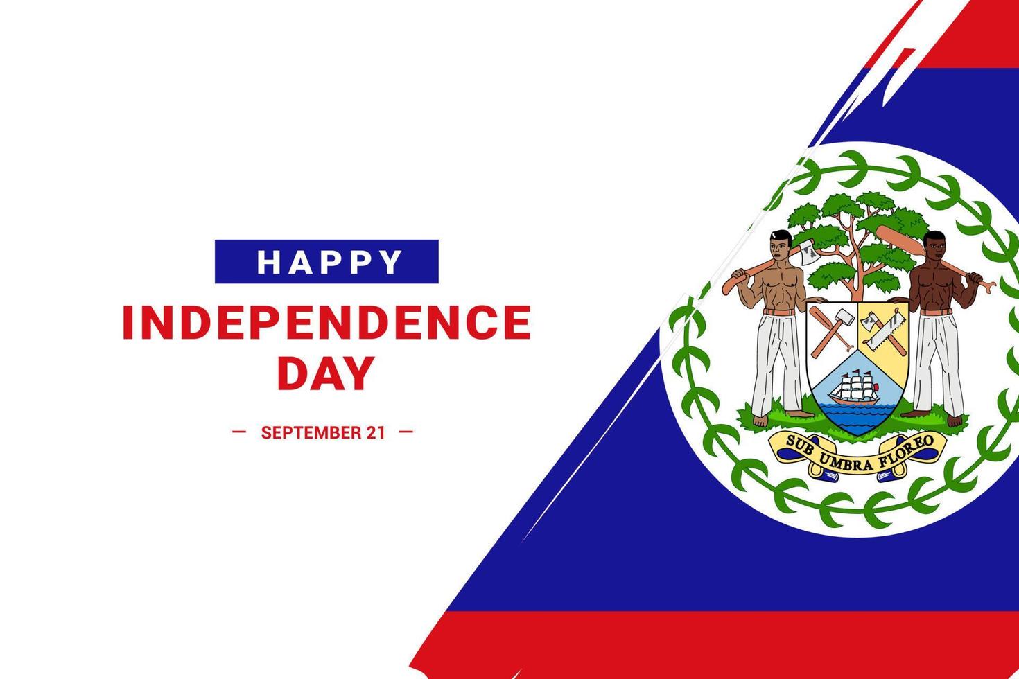 Belize Independence Day vector