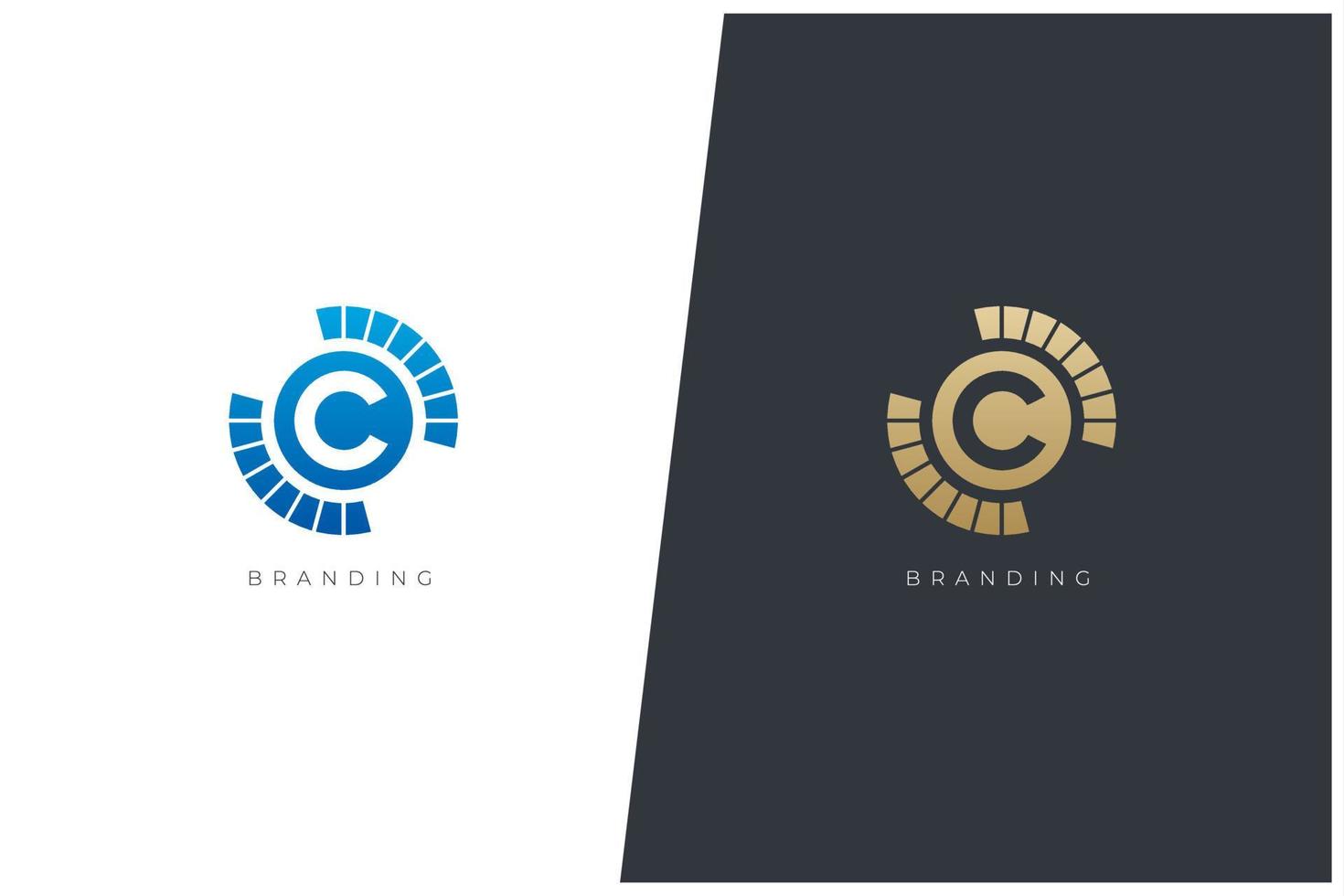 c carta logo vector concepto icono marca registrada. logotipo universal c marca