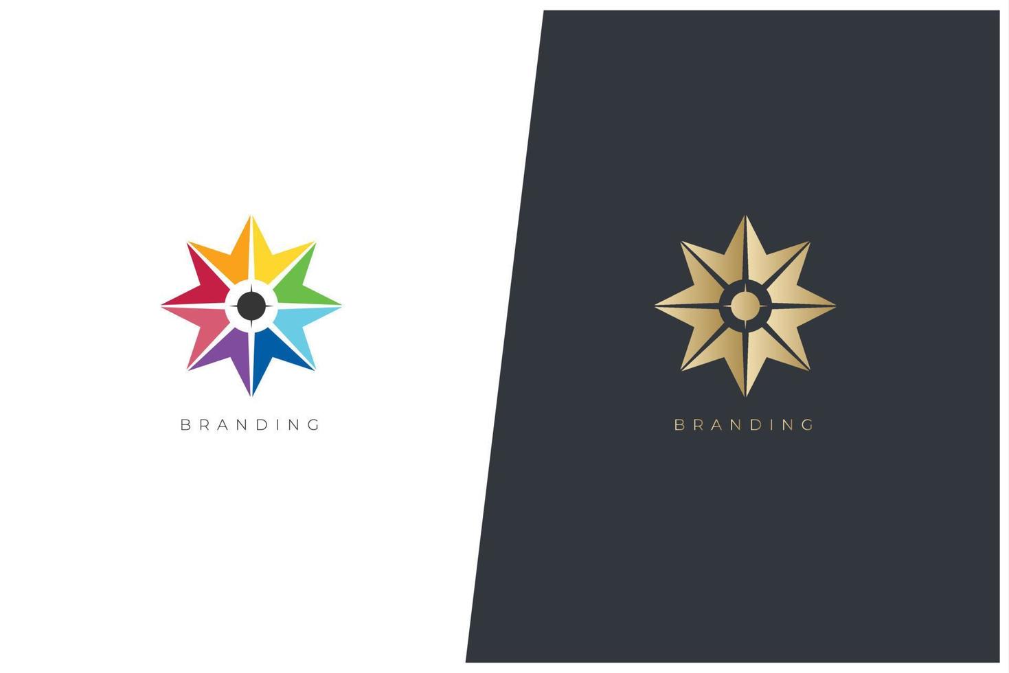 Star Media Multimedia Production Vector Logo Concept