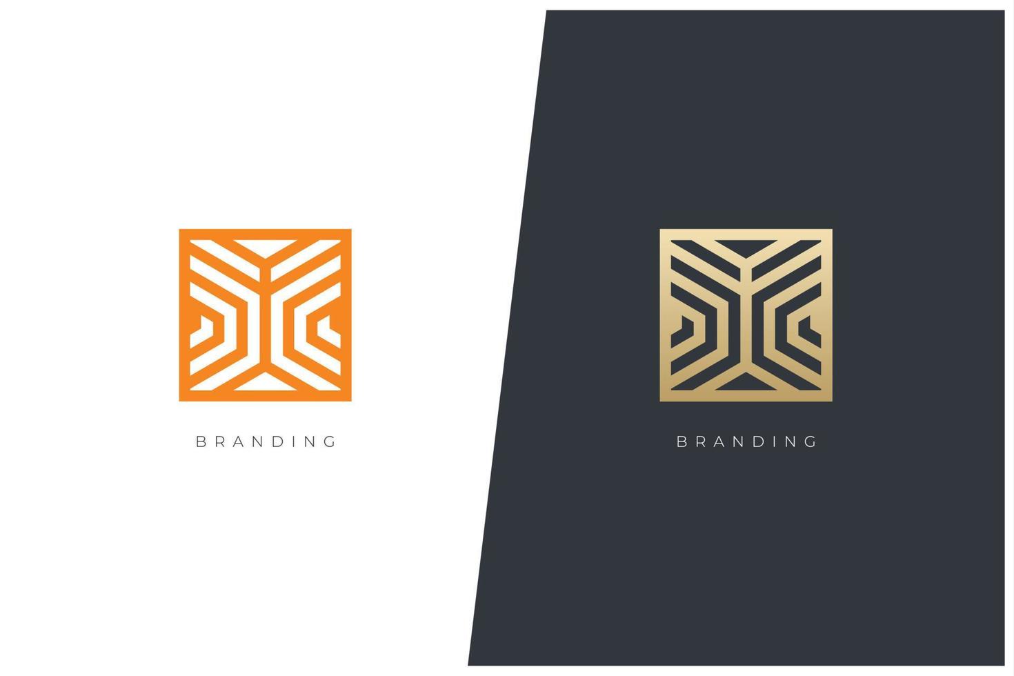 Tech Industrial Technology Vector Logo Concept