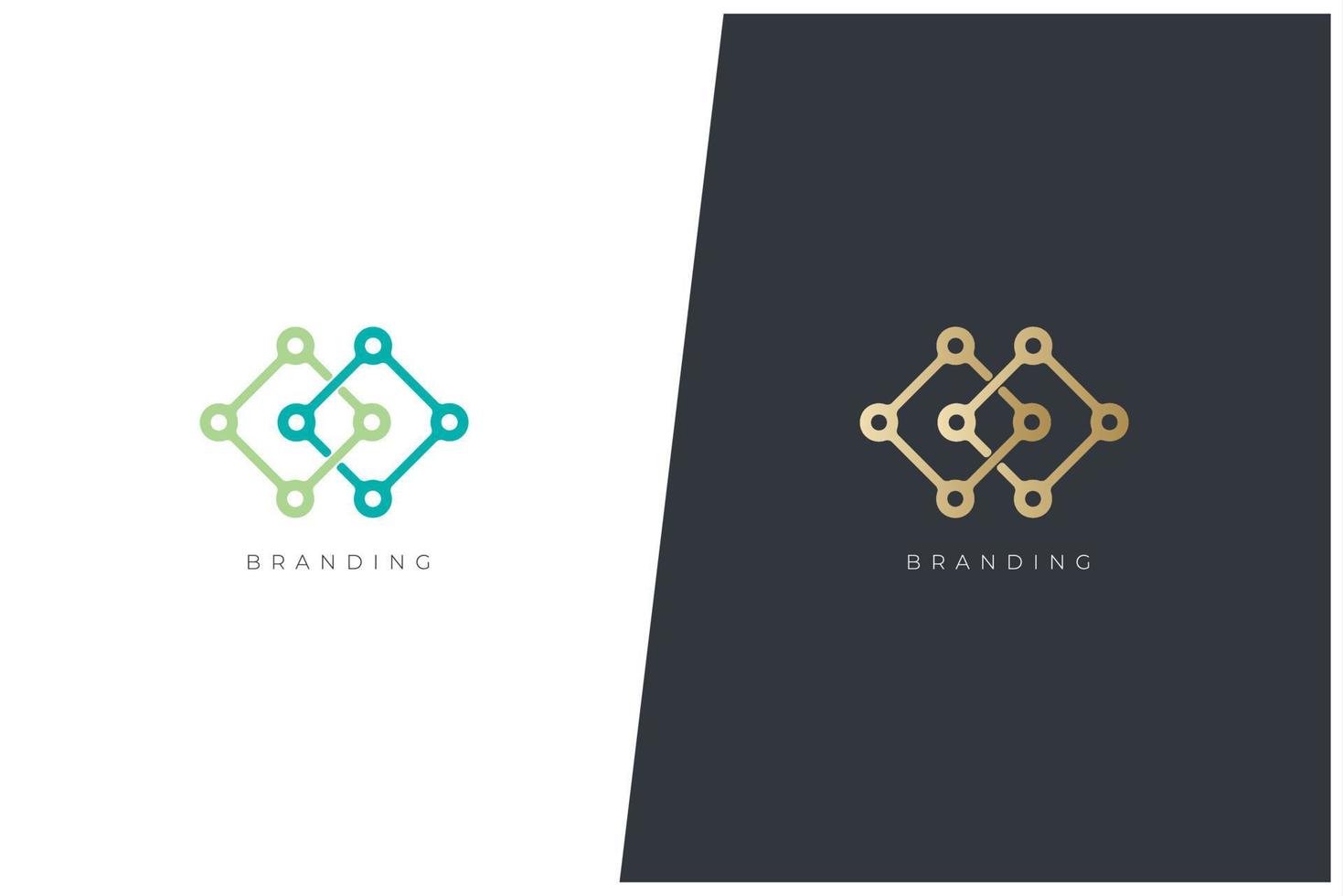 Global Trade Marketing Trading Networking Vector Logo Concept