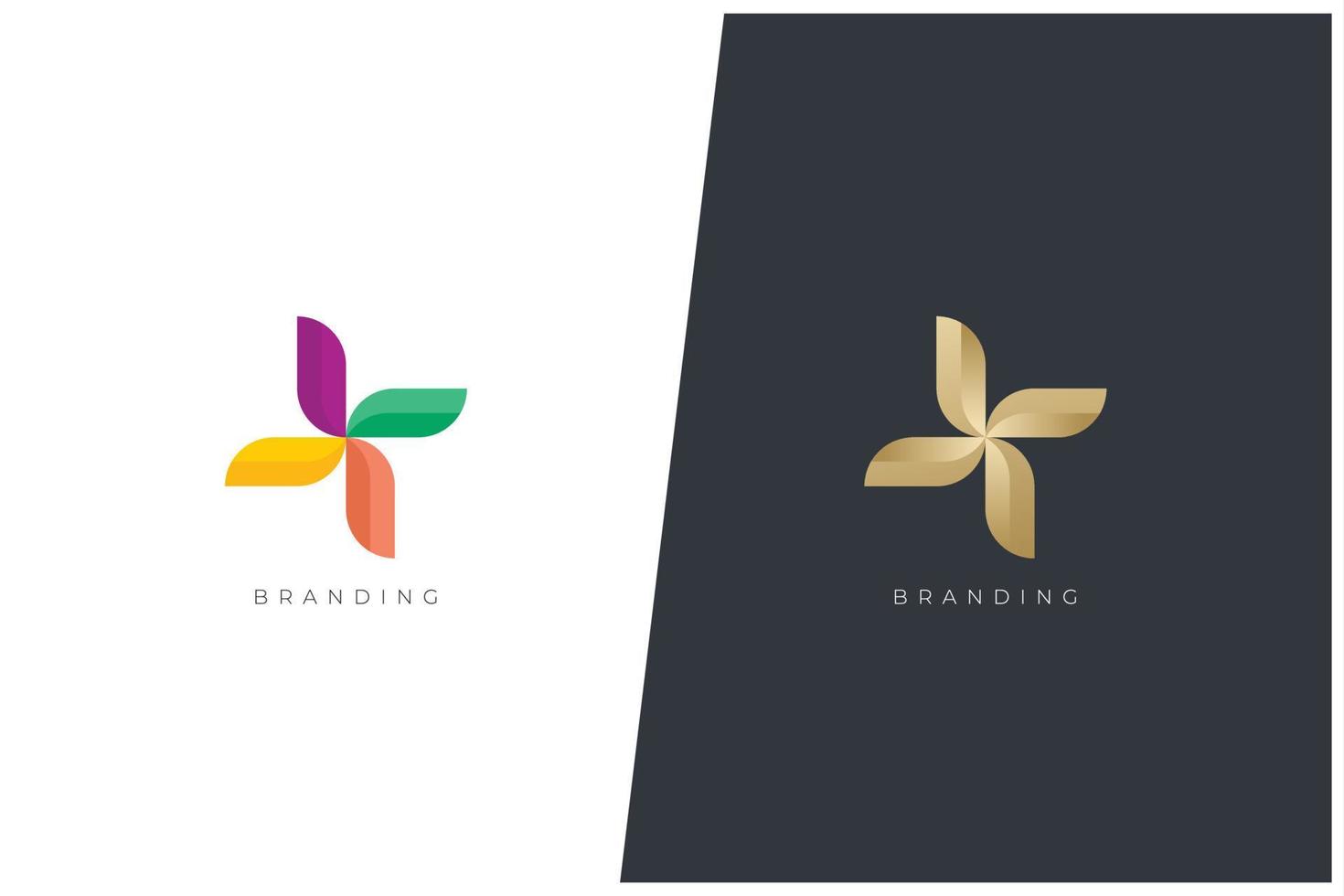 Wellness, Nature And Health Vector Logo Concept Design