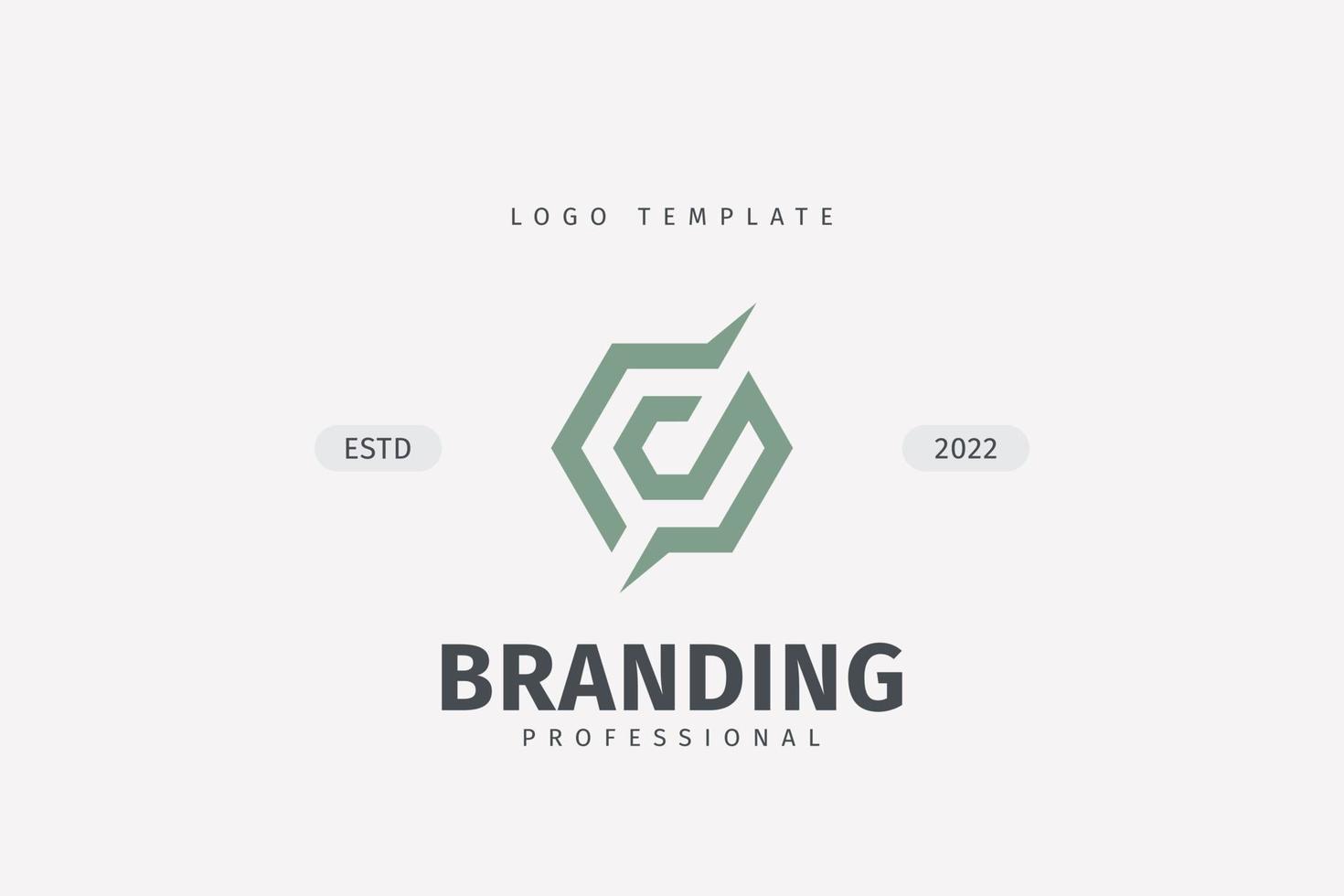 Hexagon Trade Marketing Trading Networking Vector Logo Concept