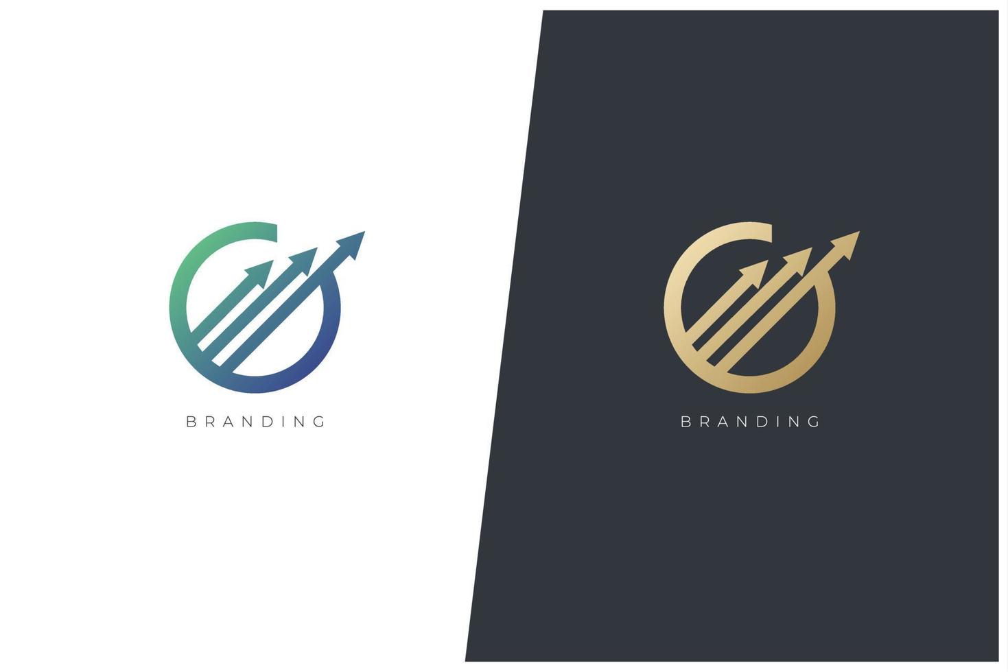 concepto de logotipo de vector de redes comerciales de marketing de comercio global