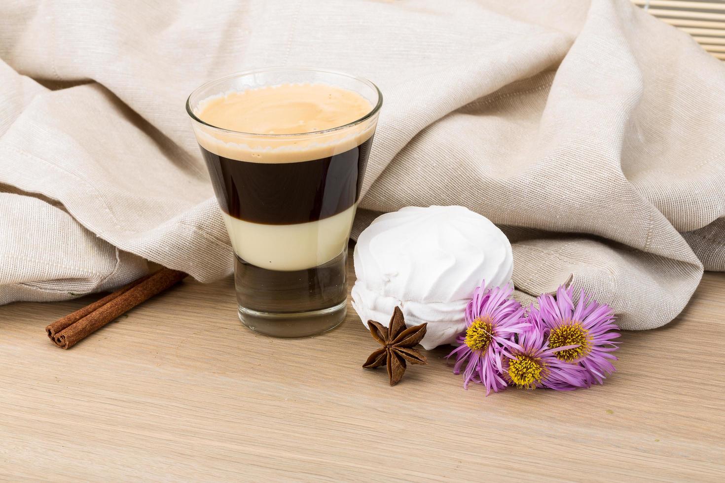 Capuccino with zephyr photo