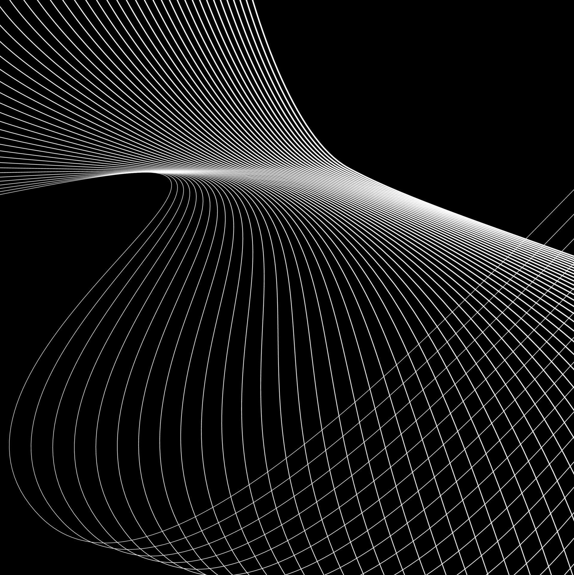 Vector Illustration of movement pattern of lines and shape geometric
