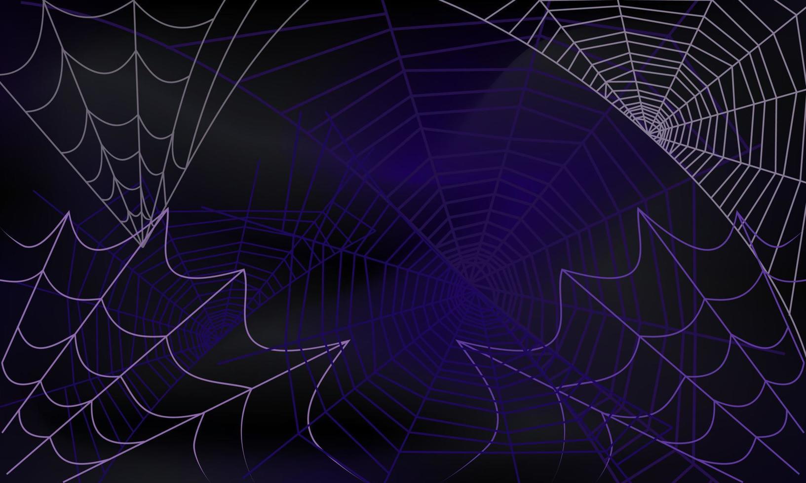 Spider web background vector