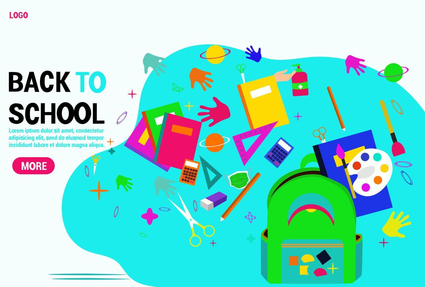 Back To School Free Vector Art