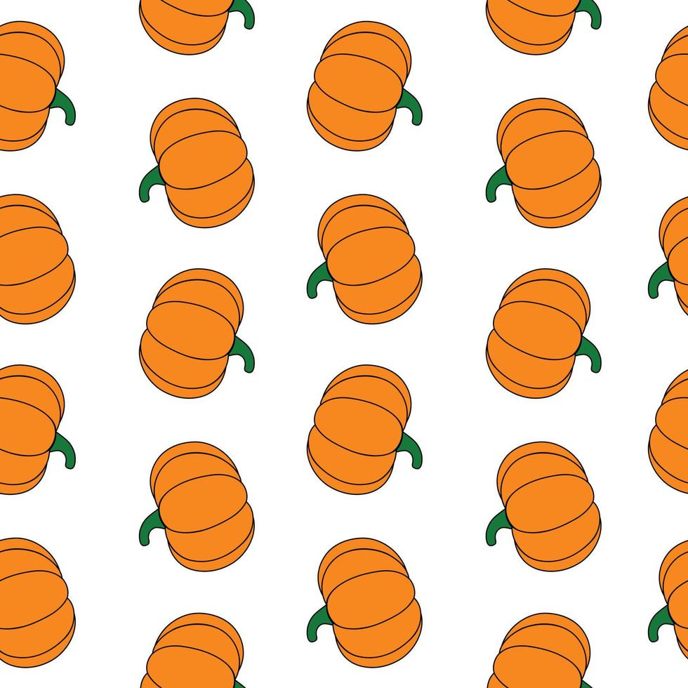 Happy Halloween or pumpkin print pattern seamless. Pumpkin abstract for printing, cutting, and crafts Ideal for mugs, stickers, stencils, web, cover. wall stickers, home decorate and more. vector