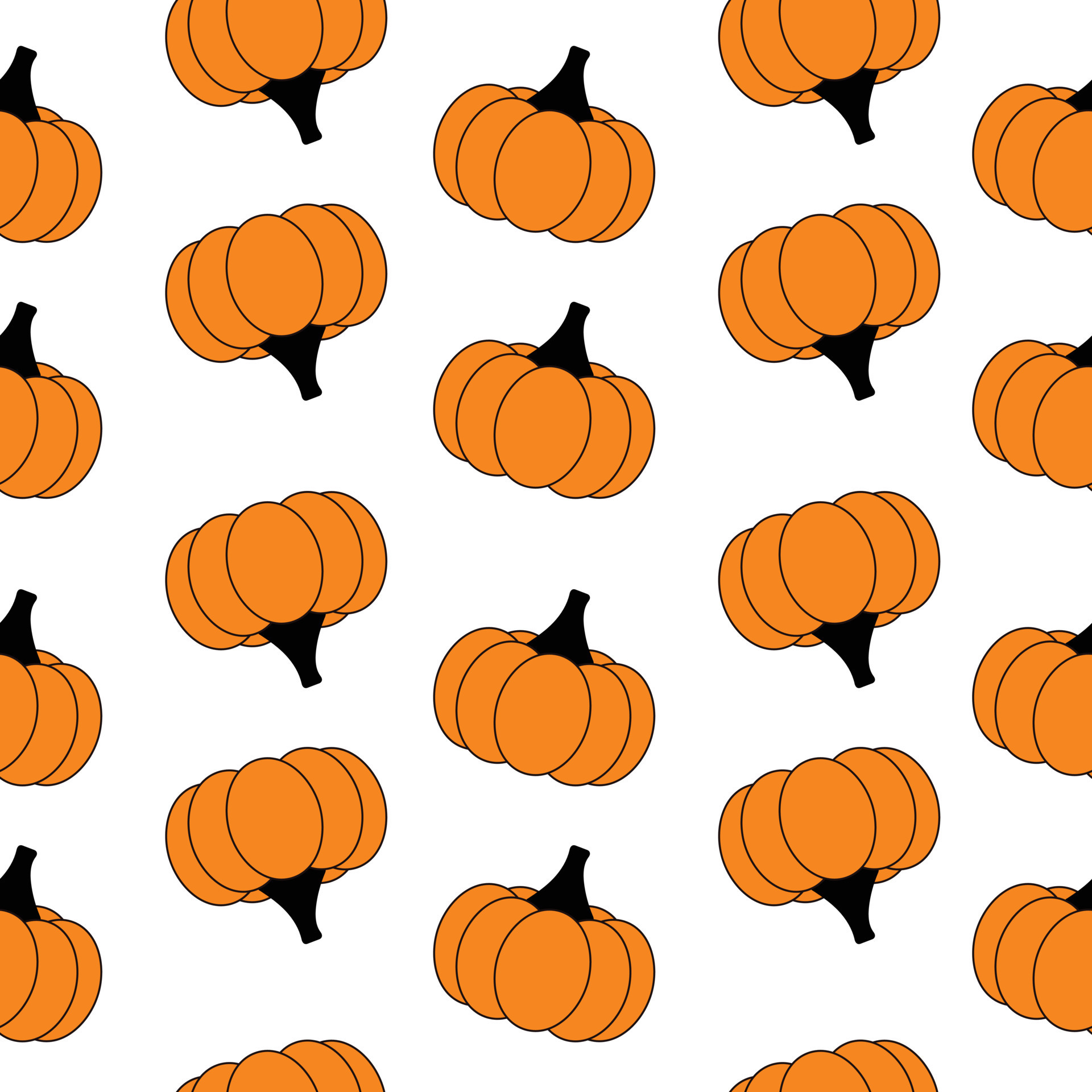 Pumpkin Print Pattern