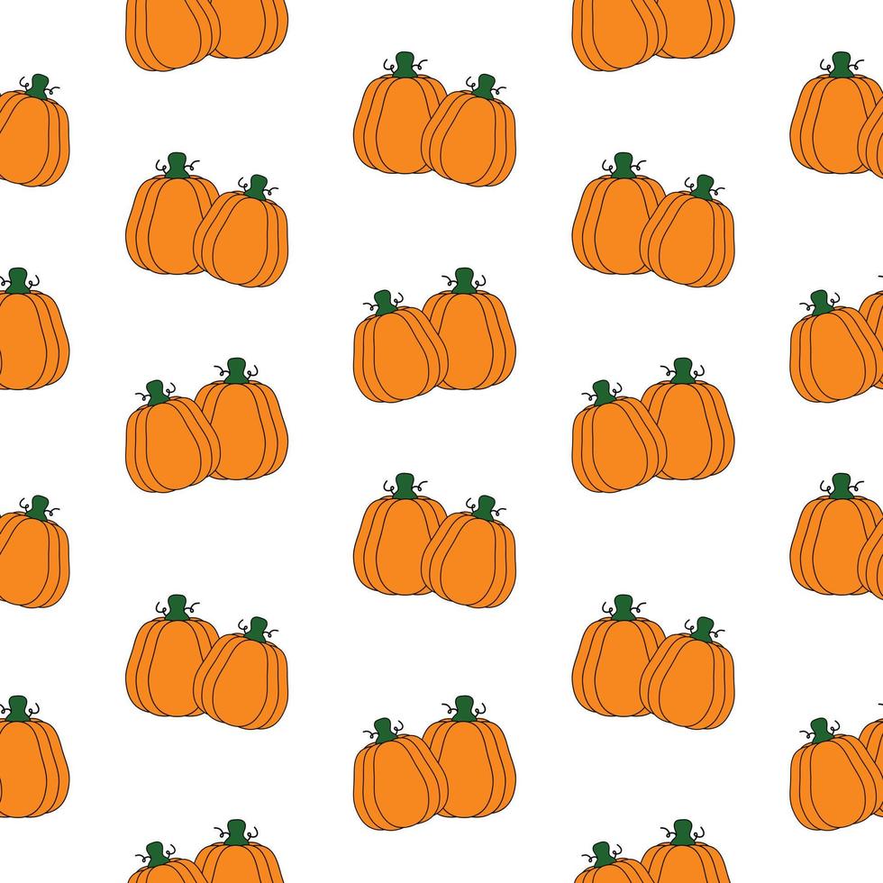 Happy Halloween or pumpkin print pattern seamless. Pumpkin abstract for printing, cutting, and crafts Ideal for mugs, stickers, stencils, web, cover. wall stickers, home decorate and more. vector