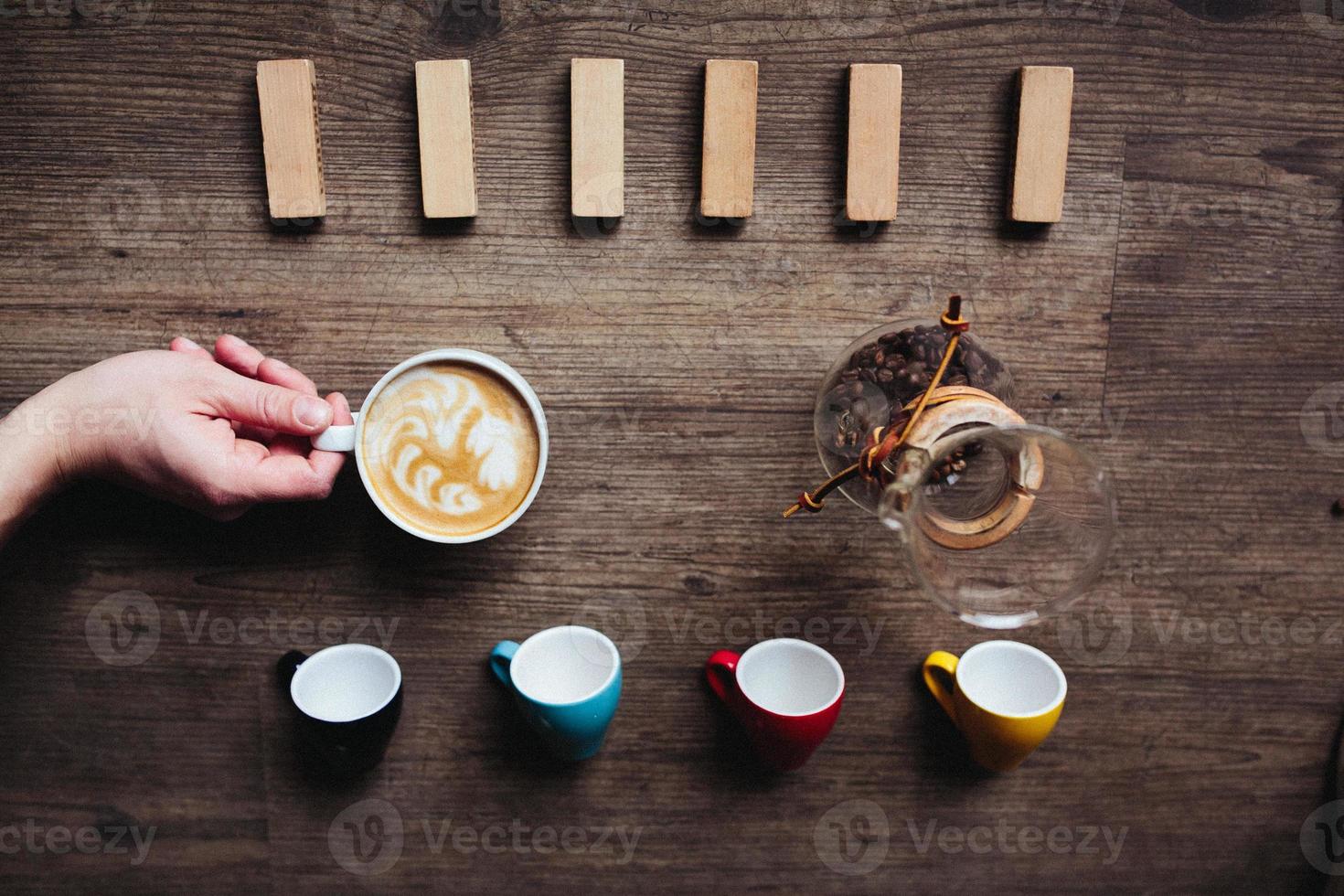 beautiful picture of a latte photo