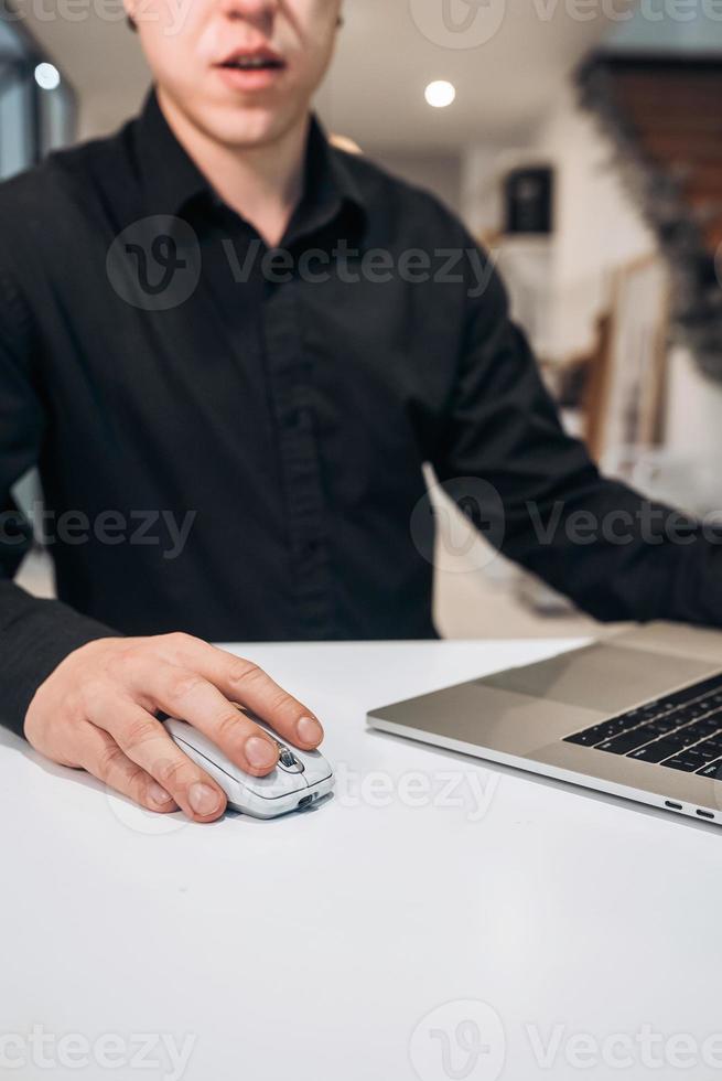 Young man at the office photo