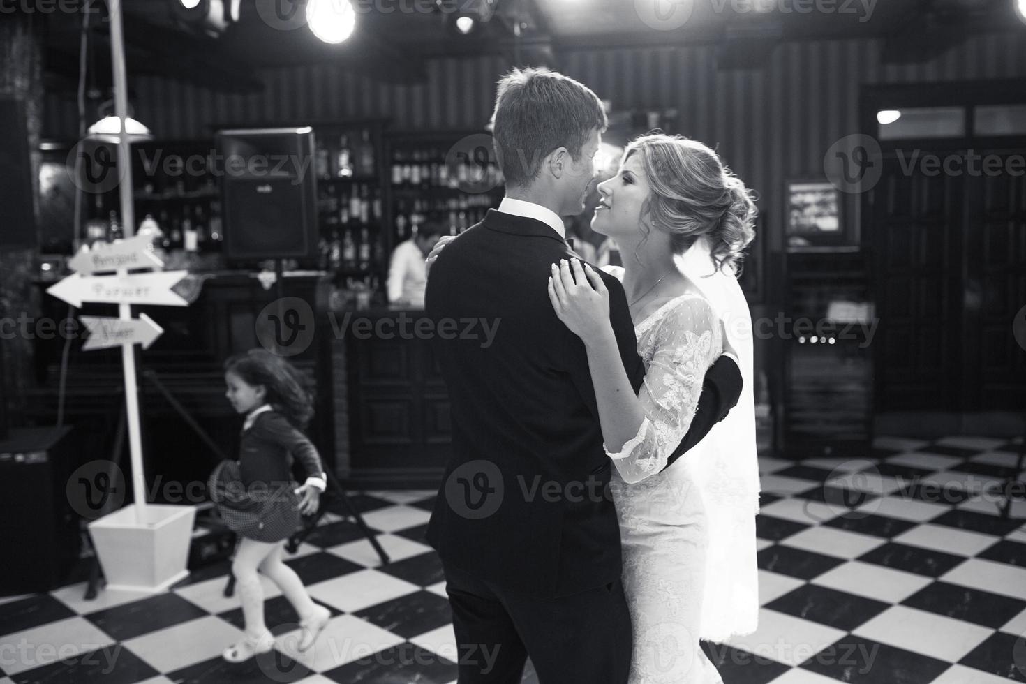 Beautiful wedding dance photo