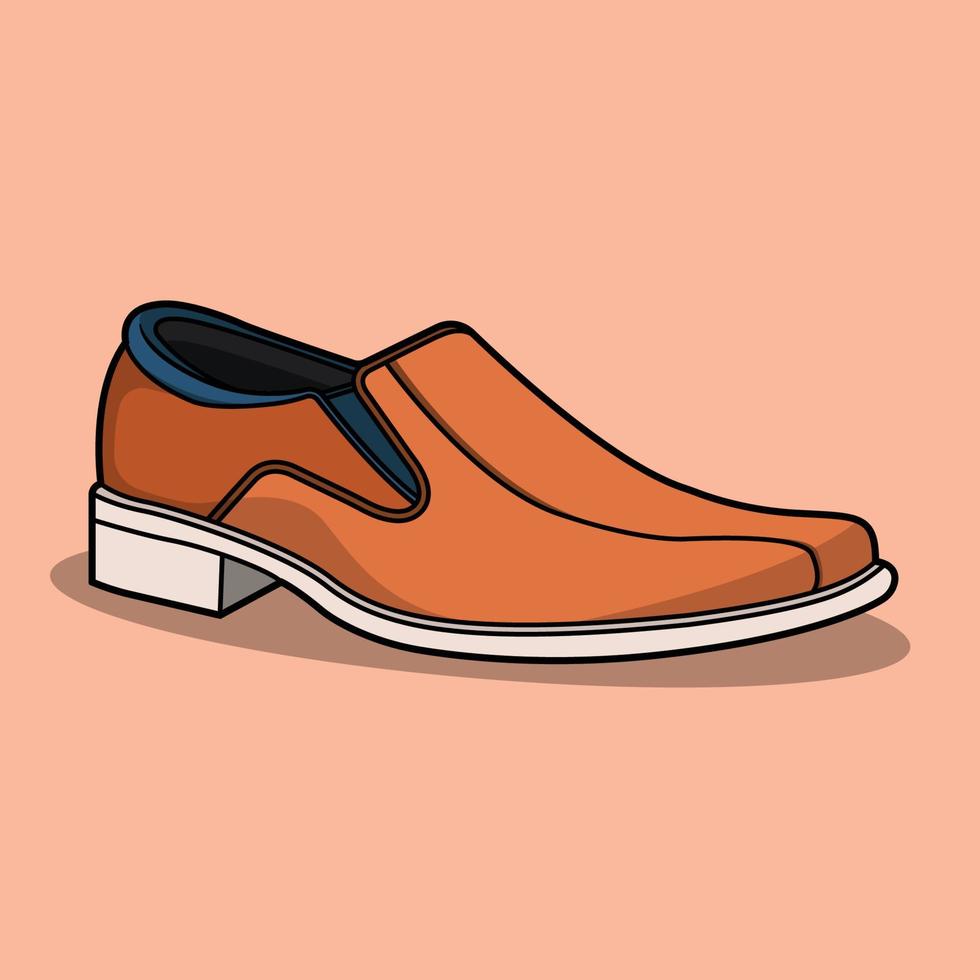 ilustración de zapatos de vestir vector