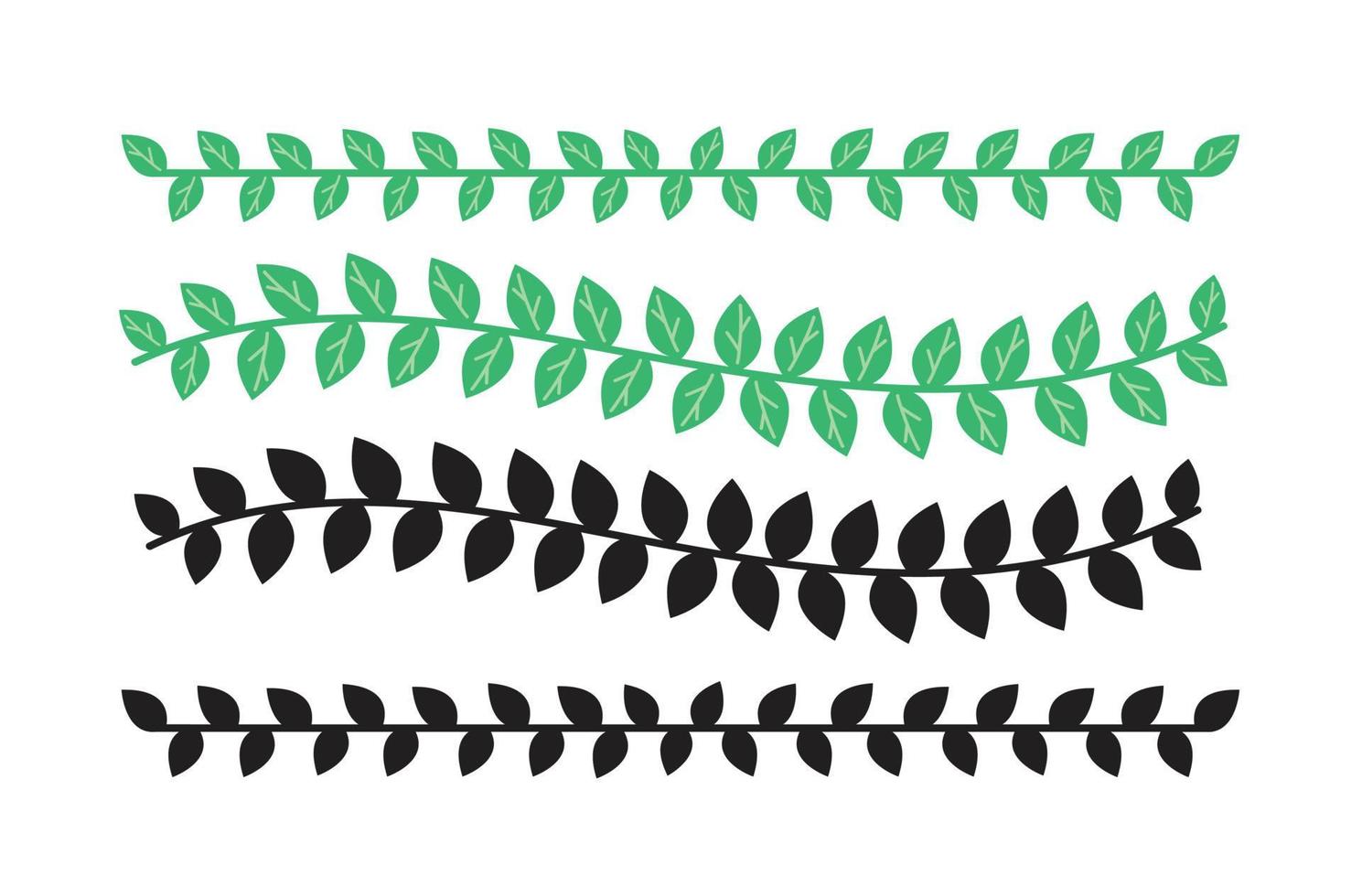 ilustración de vector de banner de hoja simple