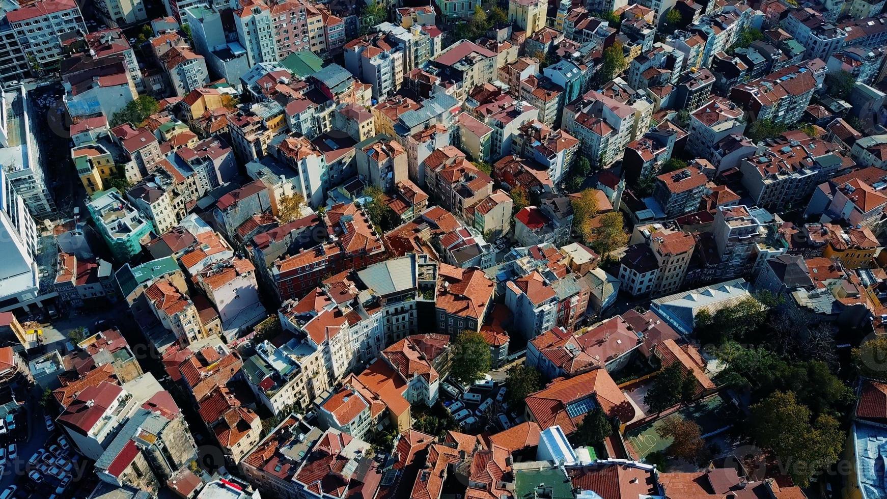Cityscape Istanbul, Turkey. Photo from the bird's-eye view