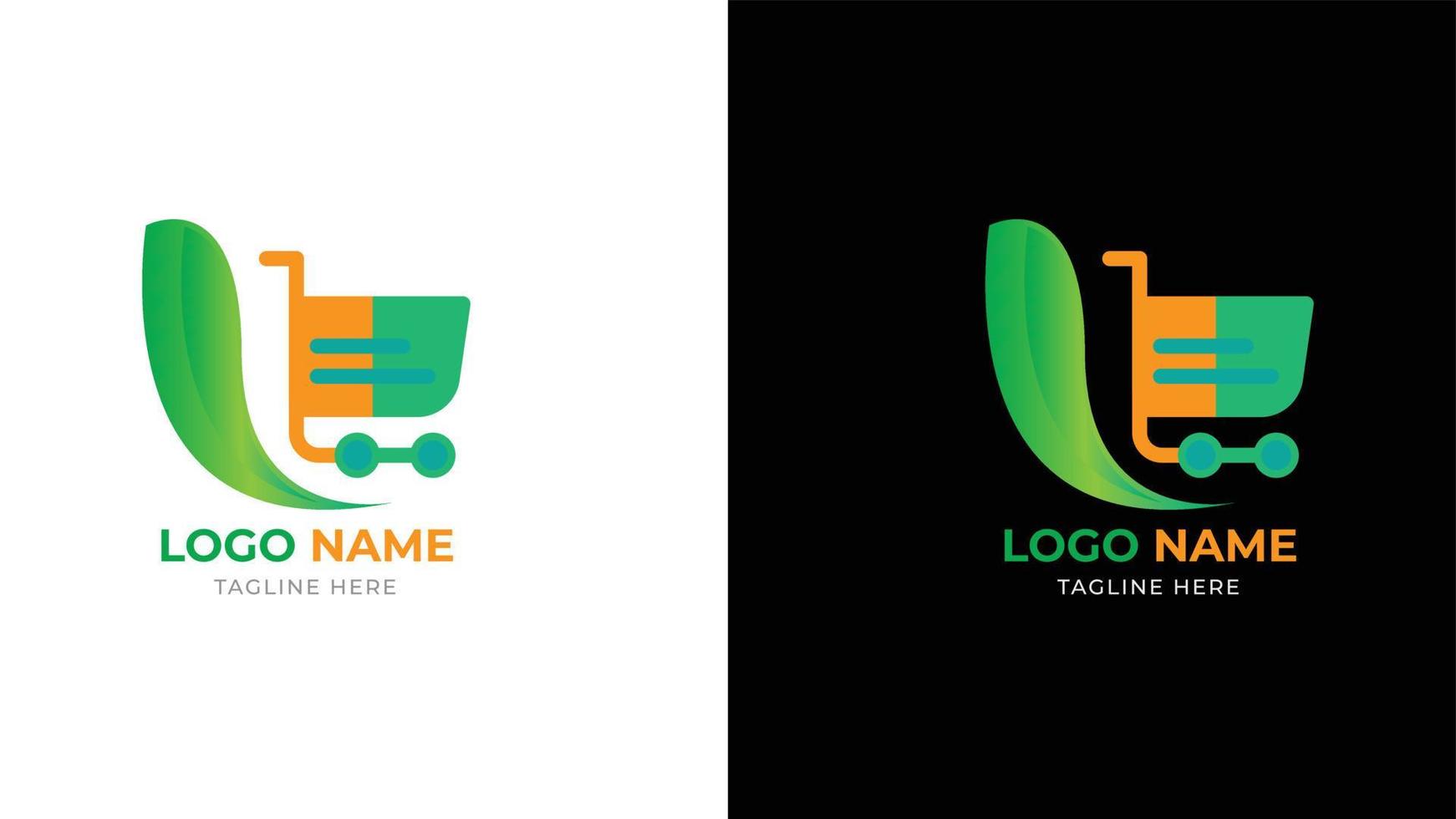 Green logo For business vector