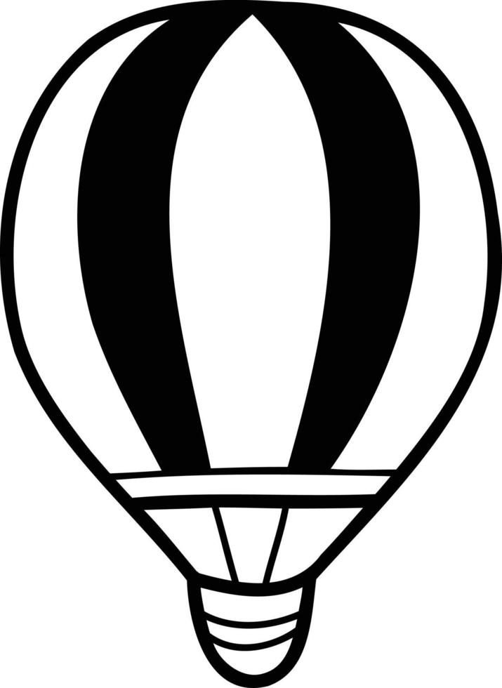 Hand Drawn balloon illustration vector