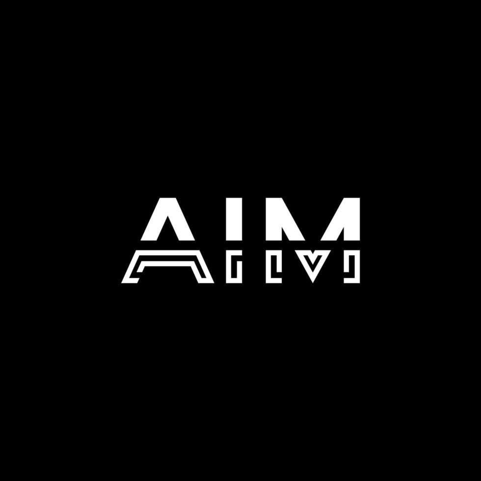 AIM Letter Logo Design Monogr... vector