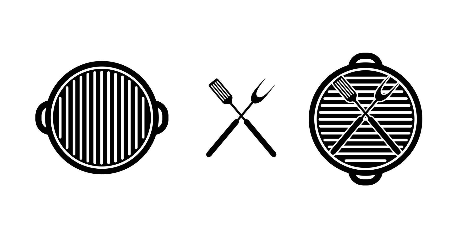 Barbeque tool design illustration vector