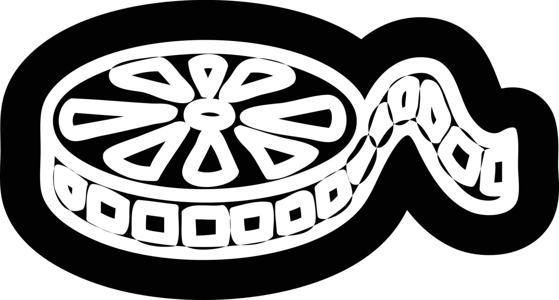 movie film reel icon vector