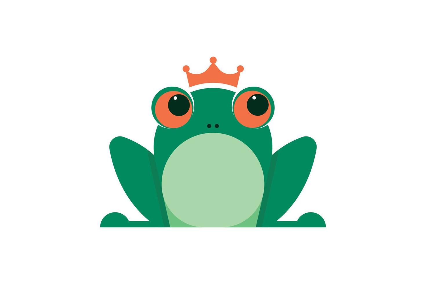 Royal Frog Illustration vector